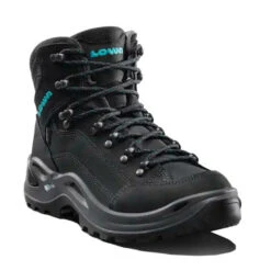 Lowa Renegade GTX MID Womens Hiking Boot - Asphalt/Turquoise 7 Lowa Renegade GTX MID Womens Hiking Boot - Asphalt/Turquoise -Outdoor Research Store 320945 9368 renegade gtx mid ws 2022 isometric slate