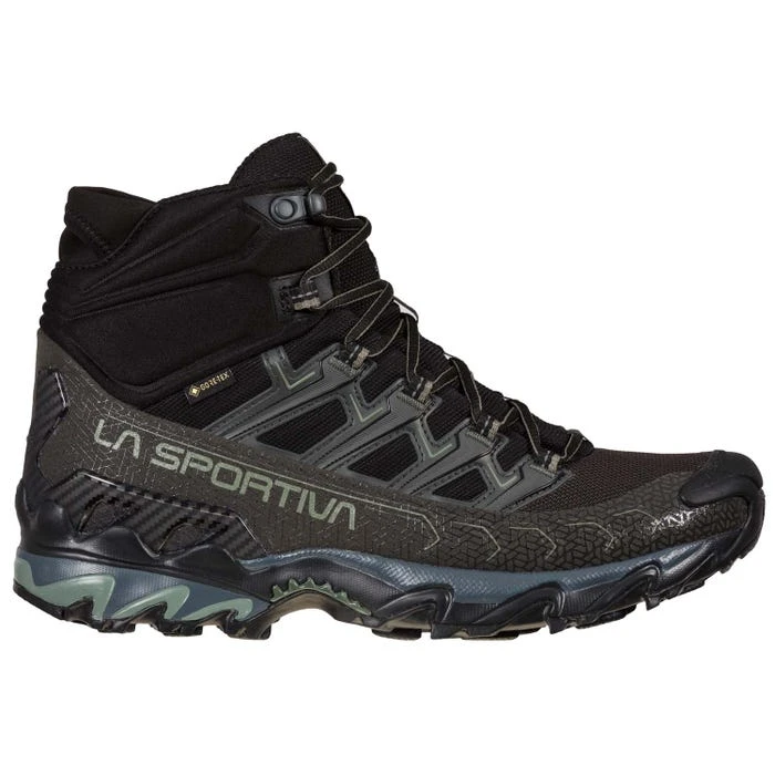 La Sportiva Ultra Raptor II Mid Wide GTX Mens Hiking Boot - Black/Clay 4 La Sportiva Ultra Raptor II Mid Wide GTX Mens Hiking Boot - Black/Clay - Image 2