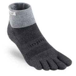 Injinji Trail 2.0 Midweight Mini-Crew Socks - Granite