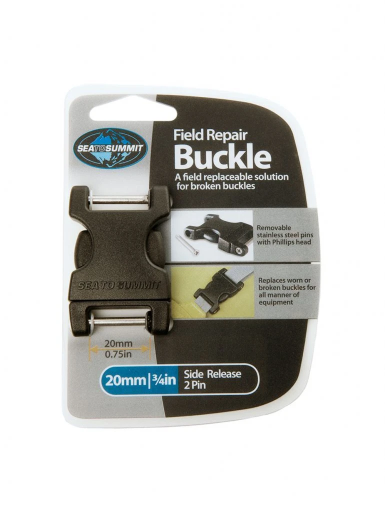 Sea To Summit 2 Pin S-Release Field Repair Buckle - 20mm 3 Sea To Summit 2 Pin S-Release Field Repair Buckle - 20mm