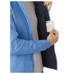 ArcTeryx Atom LT Womens Insulated Hooded Jacket - Revised -Outdoor Research Store ArcTeryx Atom LT Womens Insulated Hooded Jacket 20 Person pocket 369778