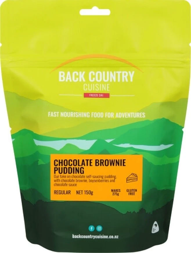 Back Country Freeze Dried Food - Chocolate Brownie Pudding 3 Back Country Freeze Dried Food - Chocolate Brownie Pudding