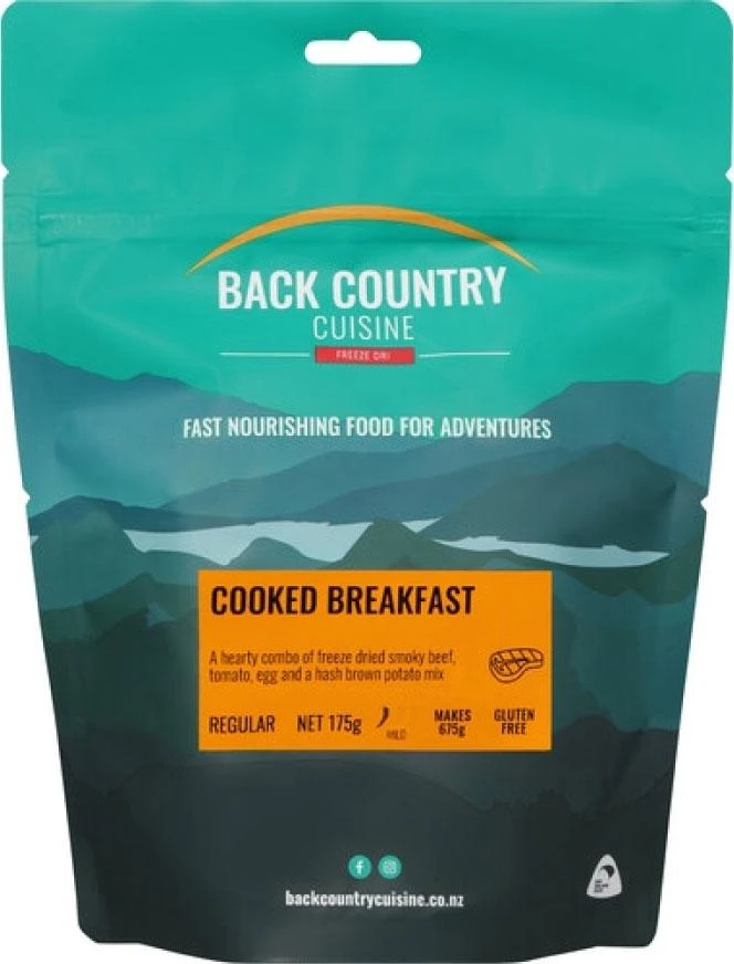 Back Country Freeze Dried Food - Cooked Breakfast 3 Back Country Freeze Dried Food - Cooked Breakfast