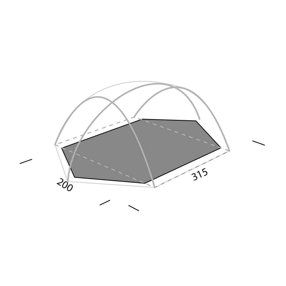 Exped Orion III 3 Person Tent Footprint 4 Exped Orion III 3 Person Tent Footprint - Image 2