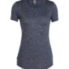 Icebreaker Sphere Short Sleeve Low Crewe Womens T-Shirt -Outdoor Research Store FW19 ADVENTURE WOMEN SPHERE SS LOW CREWE 104680440 1