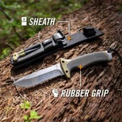 Gerber Ultimate Fixed Blade Survival Knife -Outdoor Research Store Gerber Ultimate Fixed Blade Survival Knife 06