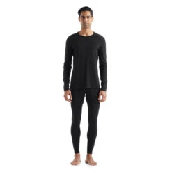 Icebreaker 200 Oasis Mens Thermal Leggings -Outdoor Research Store Icebreaker 200 Oasis Mens Thermal Leggings Black 03