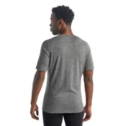 Icebreaker 200 Oasis Short Sleeve Crewe Mens Thermal Top 10 Icebreaker 200 Oasis Short Sleeve Crewe Mens Thermal Top -Outdoor Research Store Icebreaker 200 Oasis SS Mens Thermal Top Gritstone Heather 03