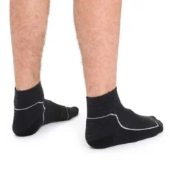 Icebreaker Hike+ Light Mini Mens Socks -Outdoor Research Store Icebreaker Hike Light Mini Mens Socks Jet Heather 01