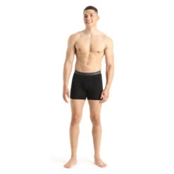 Icebreaker Anatomica Mens Boxers -Outdoor Research Store Icebreaker Mens Anatomica Boxers Black 03