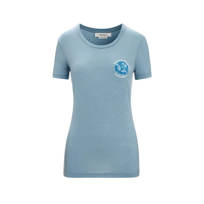 Icebreaker Tech Lite II Short Sleeve Womens T-Shirt - Earth 7 Icebreaker Tech Lite II Short Sleeve Womens T-Shirt - Earth - Image 5