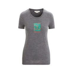 Icebreaker Tech Lite II Short Sleeve Womens T-Shirt - Wildflower Bloom -Outdoor Research Store Icebreaker Tech Lite II SS Tee Wildflower Bloom Gritstone Heather 01