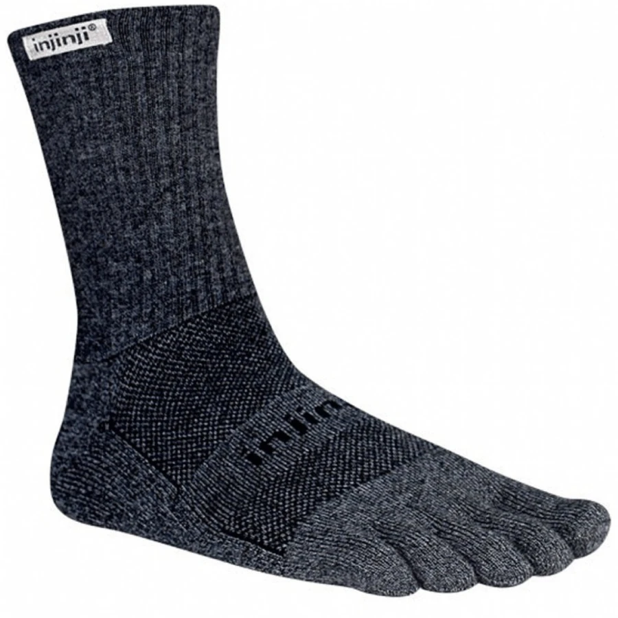 Injinji Trail 2.0 Midweight Crew Socks - Granite 3 Injinji Trail 2.0 Midweight Crew Socks - Granite