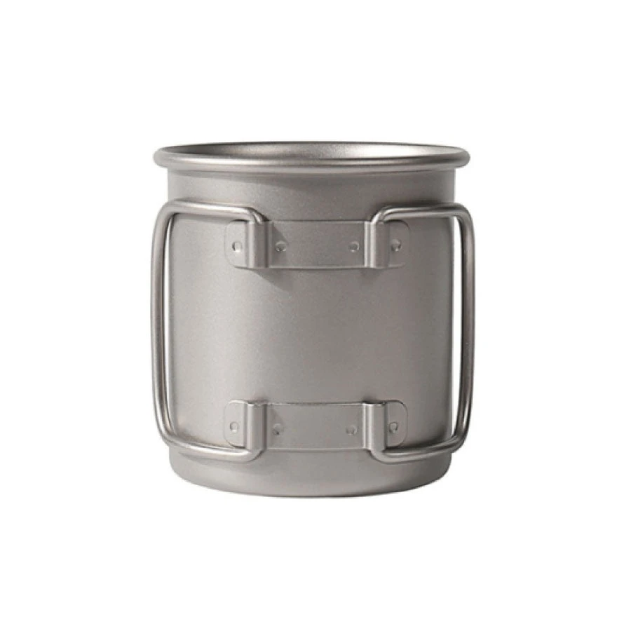 Keith Single-Wall Titanium Mug With Folding Handle 6 Keith Single-Wall Titanium Mug With Folding Handle - Image 4
