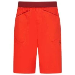 La Sportiva Flatanger Mens Shorts -Outdoor Research Store La Sportiva Flatanger Mens Shorts Poppy Chilli
