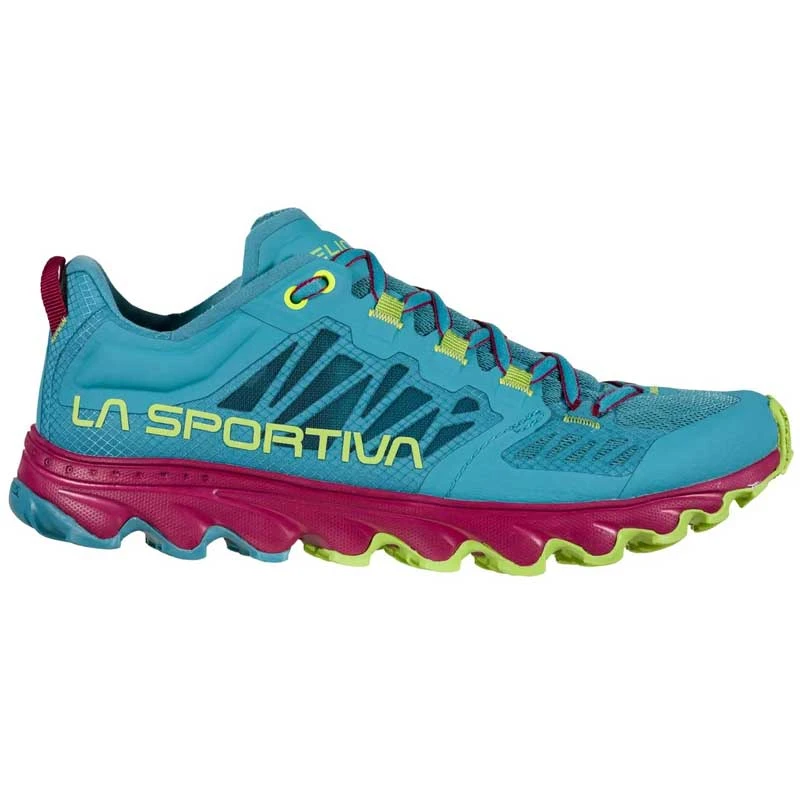 La Sportiva Helios III Womens Trail Running Shoe - Topaz/Red Plum 6 La Sportiva Helios III Womens Trail Running Shoe - Topaz/Red Plum - Image 4