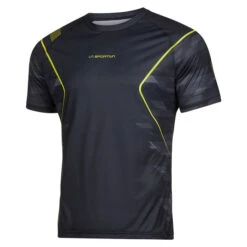 La Sportiva Pacer Mens Short Sleeve T-Shirt 8 La Sportiva Pacer Mens Short Sleeve T-Shirt -Outdoor Research Store La Sportiva Mens Pacer T Shirt Black Lime 03