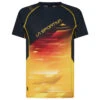 La Sportiva Wave Mens Short Sleeve T-Shirt 2 La Sportiva Wave Mens Short Sleeve T-Shirt -Outdoor Research Store La Sportiva Mens Wave T Shirt BLack Yellow 01 1