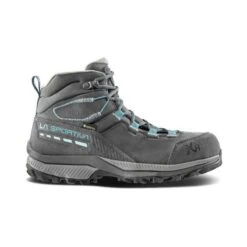 La Sportiva TX Hike Mid Leather GTX Womens Hiking Boot - Carbon/Lagoon -Outdoor Research Store La Sportiva TX Hike Mid Leather Lagoon Carbon 03