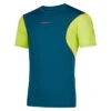 La Sportiva Resolute Mens T-Shirt -Outdoor Research Store LaSportiva ResoluteMensT Shirt StormBlue LimePunch 01