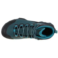 La Sportiva TX Hike Mid GTX Womens Hiking Shoe - Topaz/Carbon -Outdoor Research Store LaSportiva TXHikeMidGTX Womens Topaz carbon 3 702752 1