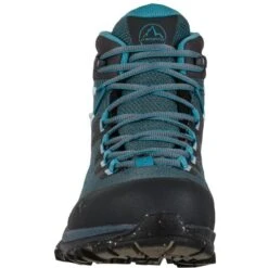 La Sportiva TX Hike Mid GTX Womens Hiking Shoe - Topaz/Carbon -Outdoor Research Store LaSportiva TXHikeMidGTX Womens Topaz carbon 5 314399 1