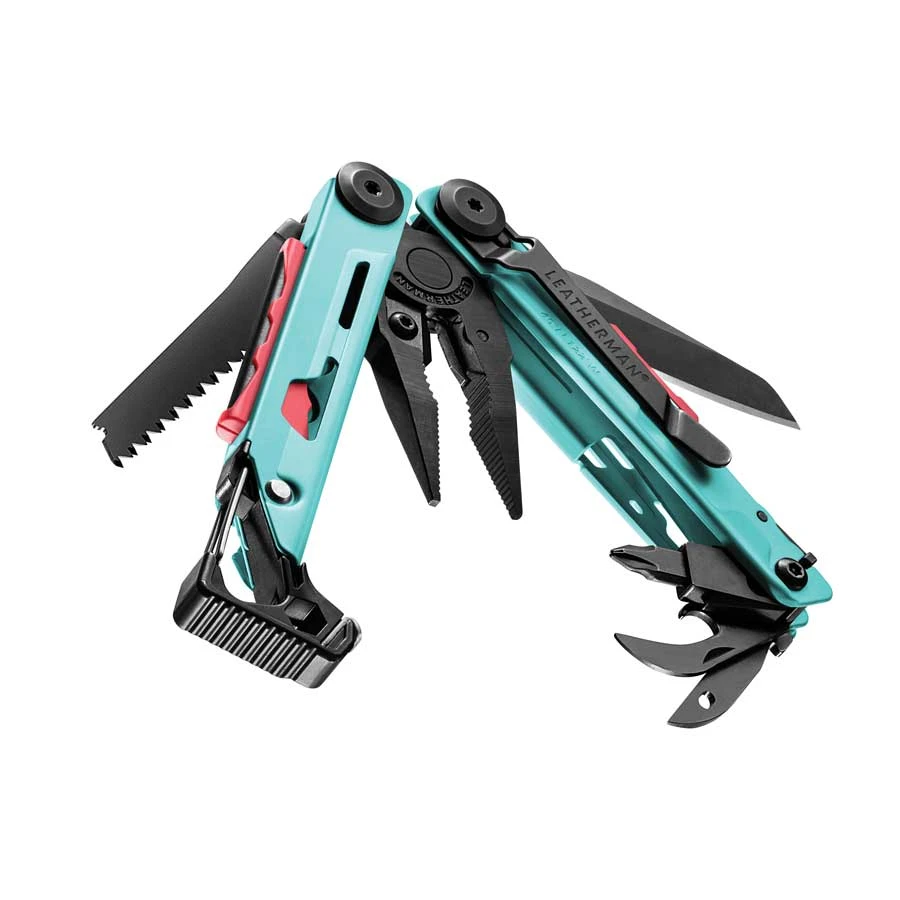 Leatherman Signal Multi Tool W/ Nylon Sheath - Aqua 5 Leatherman Signal Multi Tool W/ Nylon Sheath - Aqua - Image 3