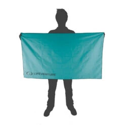 LifeVenture Recycled SoftFibre Trek Towel - Extra Large -Outdoor Research Store LifeVenture Recycled SoftFibre Trek Towel XL Teal 03