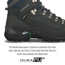 Lowa Renegade GTX MID Wide Mens Hiking Boot - Dark Grey 16 Lowa Renegade GTX MID Wide Mens Hiking Boot - Dark Grey -Outdoor Research Store Lowa RenegadeGTXMidWideMens 05 1