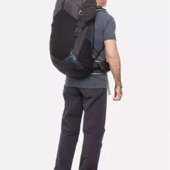 Lowe Alpine Airzone Trek+ 45-55 Litre Mens Hiking Pack -Outdoor Research Store Lowe Alpine Airzone Trek 45 55 Litre Mens Hiking Pack Black Back Person 573850