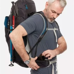 Lowe Alpine Airzone Trek+ 45-55 Litre Mens Hiking Pack -Outdoor Research Store Lowe Alpine Airzone Trek 45 55 Litre Mens Hiking Pack Black Pockets Person 253786