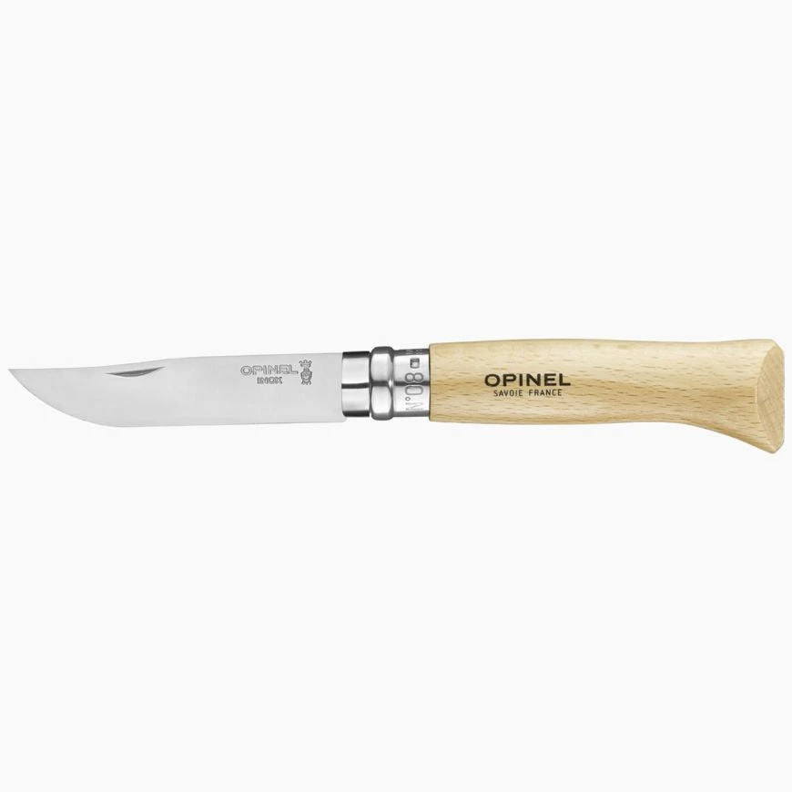 Opinel Traditional No. 8 Stainless Steel Knife With Sheath 4 Opinel Traditional No. 8 Stainless Steel Knife With Sheath - Image 2