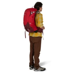 Osprey Stratos 34 Litre Mens Hiking Daypack -Outdoor Research Store Osprey Stratos 34 Mens Daypack Poinsetta Red 05