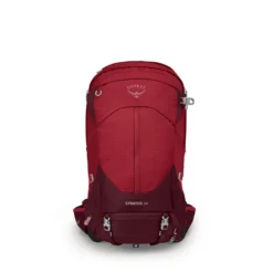 Osprey Stratos 34 Litre Mens Hiking Daypack -Outdoor Research Store Osprey Stratos 34 Mens Daypack Poinsetta Red 07