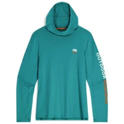Outdoor Research Graphic ActiveIce Spectrum Sun Mens Long Sleeve Hooded Top -Outdoor Research Store Outdoor Research ActiveIce Spectrum Graphic Hoodie Tropical 04