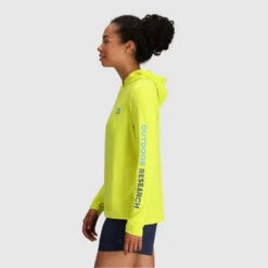 Outdoor Research Graphic ActiveIce Spectrum Sun Womens Hooded Top -Outdoor Research Store Outdoor Research ActiveIce Spectrum Sun Hoodie Graphic Sulphur 04