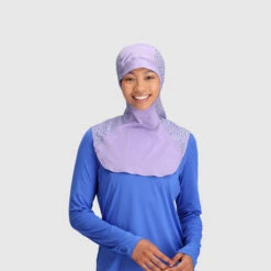 Outdoor Research ActiveIce Sport Hijab 11 Outdoor Research ActiveIce Sport Hijab -Outdoor Research Store Outdoor Research ActiveIce Sport Hijab Lavender Squiggle 02