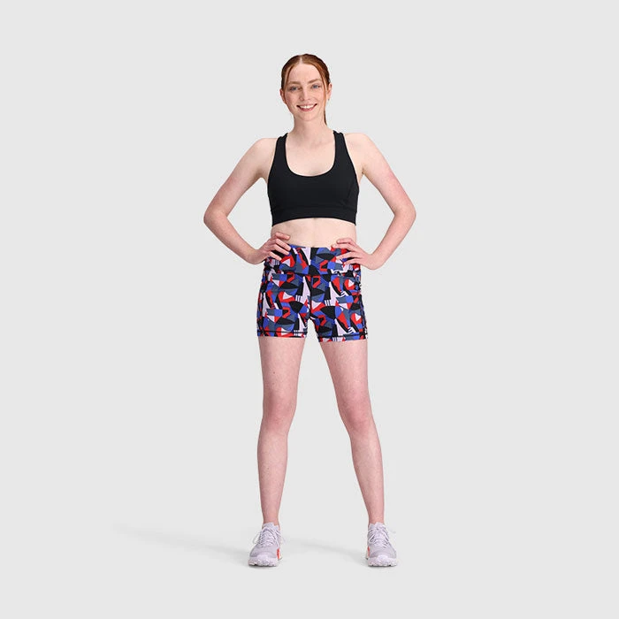 Outdoor Research Ad-Vantage Printed Womens Shorts - 4 Inseam 4 Outdoor Research Ad-Vantage Printed Womens Shorts - 4 Inseam - Image 2