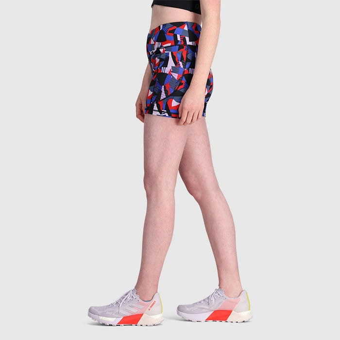 Outdoor Research Ad-Vantage Printed Womens Shorts - 4 Inseam 5 Outdoor Research Ad-Vantage Printed Womens Shorts - 4 Inseam - Image 3