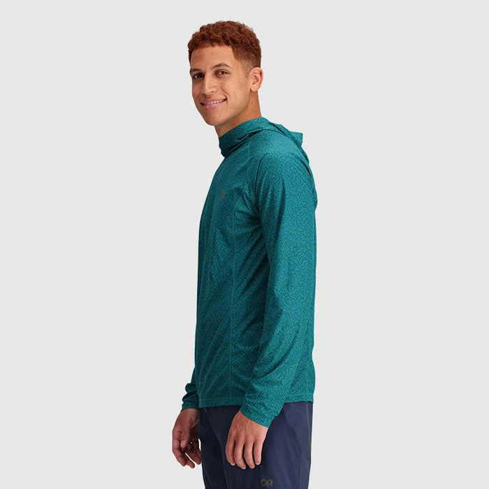 Outdoor Research Echo Printed Mens Long Sleeve Hooded Top 6 Outdoor Research Echo Printed Mens Long Sleeve Hooded Top - Image 4
