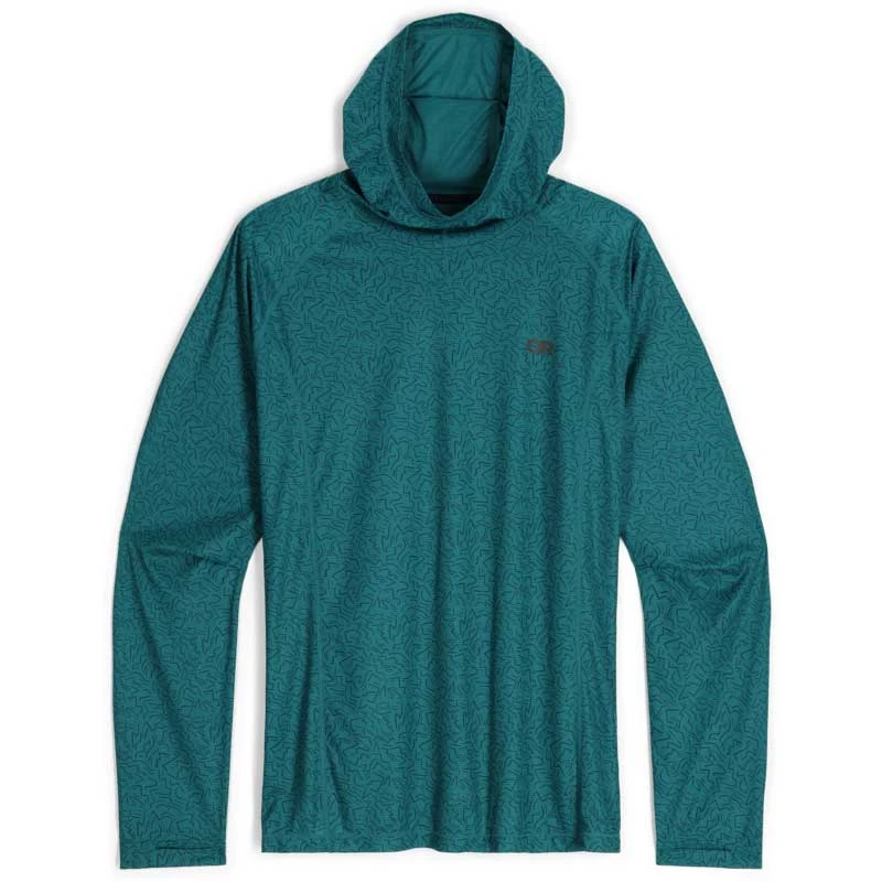 Outdoor Research Echo Printed Mens Long Sleeve Hooded Top 7 Outdoor Research Echo Printed Mens Long Sleeve Hooded Top - Image 5