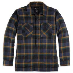 Outdoor Research Feedback Mens Shirt Jacket -Outdoor Research Store Outdoor Research Feedback Shirt Jacket Naval Blue Plaid 01