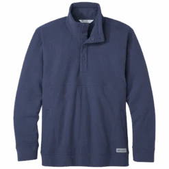 Outdoor Research Trail Mix Snap Pullover II Mens Top -Outdoor Research Store OutdoorResearch TrailMixSnapPulloverII NavalBlue