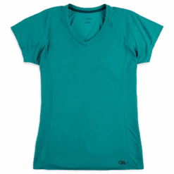 Outdoor Research Echo Womens Plus Size T-Shirt -Outdoor Research Store OutdoorResearch WomensEchoShortSleeveTop DeepLake 1