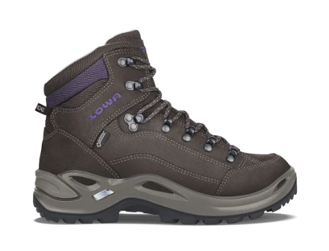 Lowa Renegade GTX MID Womens Hiking Boot - Slate/Blackerry 3 Lowa Renegade GTX MID Womens Hiking Boot - Slate/Blackerry
