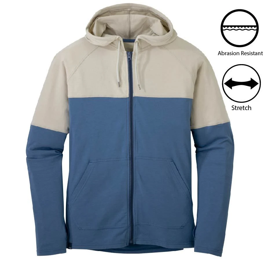 Outdoor Research Fifth Force Mens Hooded Zipped Top - Dusk/Cairn 5 Outdoor Research Fifth Force Mens Hooded Zipped Top - Dusk/Cairn - Image 3