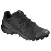 Salomon Speedcross 5 Mens Trail Running Shoe - Black/Black/Phantom -Outdoor Research Store POS SaSpeedcross5BlkBlkPh