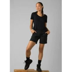 PrAna Olivia Womens Shorts 7 Inseam -Outdoor Research Store PranaOliviaShort Black 903628