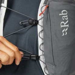 Rab Veil 2 Litre Lightweight Running Vest -Outdoor Research Store RAB Veil 2 Litre Lightweight Running Vest Gargoyle Graphene 07