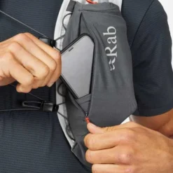 Rab Veil 2 Litre Lightweight Running Vest -Outdoor Research Store RAB Veil 2 Litre Lightweight Running Vest Gargoyle Graphene 08